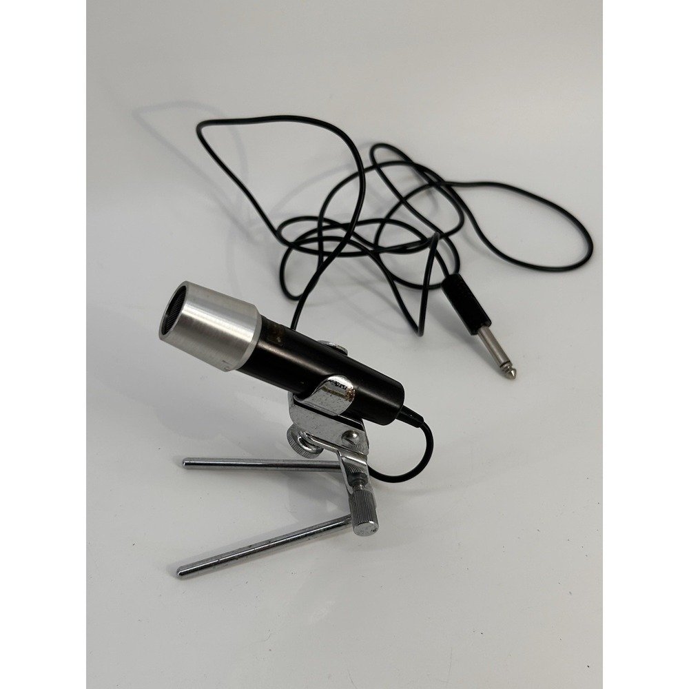 Vintage Dynamic Microphone w/ Stand for Reel to Reel Cassette